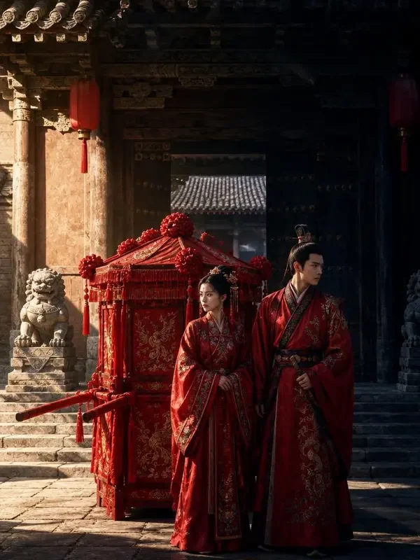 《花轿错抬，我成废王掌心宠》竖版封面